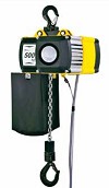 Electrical chain hoist CPV 2-8, capacity 250 kg, standard lifting height 8 meter, 1 fall