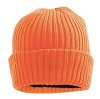 Hat ribbed knitted with fleece liner AM-576 actrylic