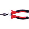 Flat nose pliers bent with side cutter 6 3/8